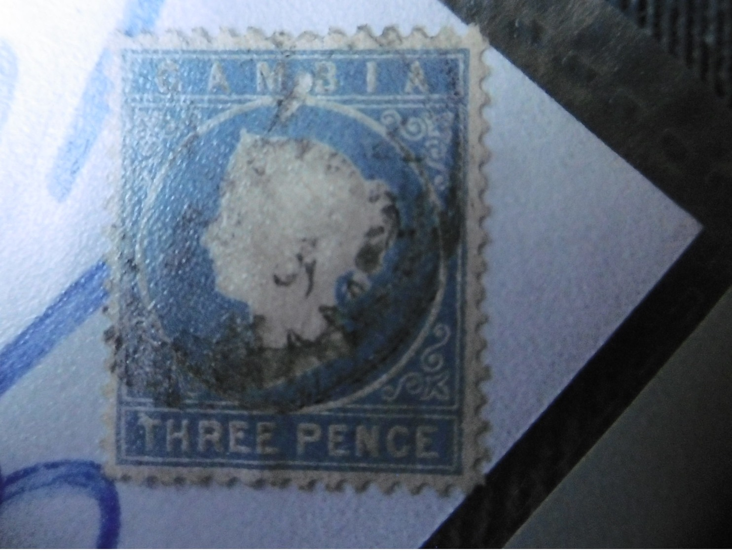 TIMBRE   GAMBIE    1880    VICTORIA - Gambia (...-1964)