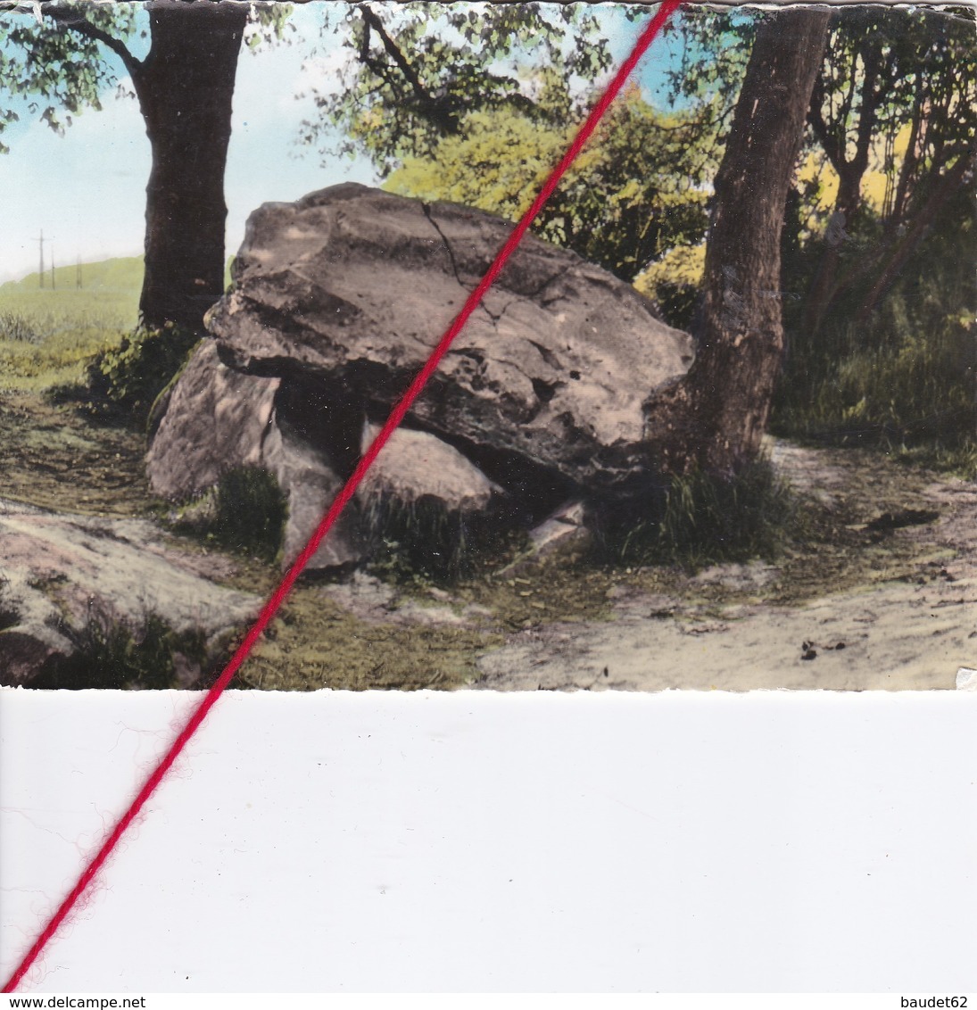 CP 62 -  HOUDAIN -  Le Dolmen De Fresnicourt - Houdain