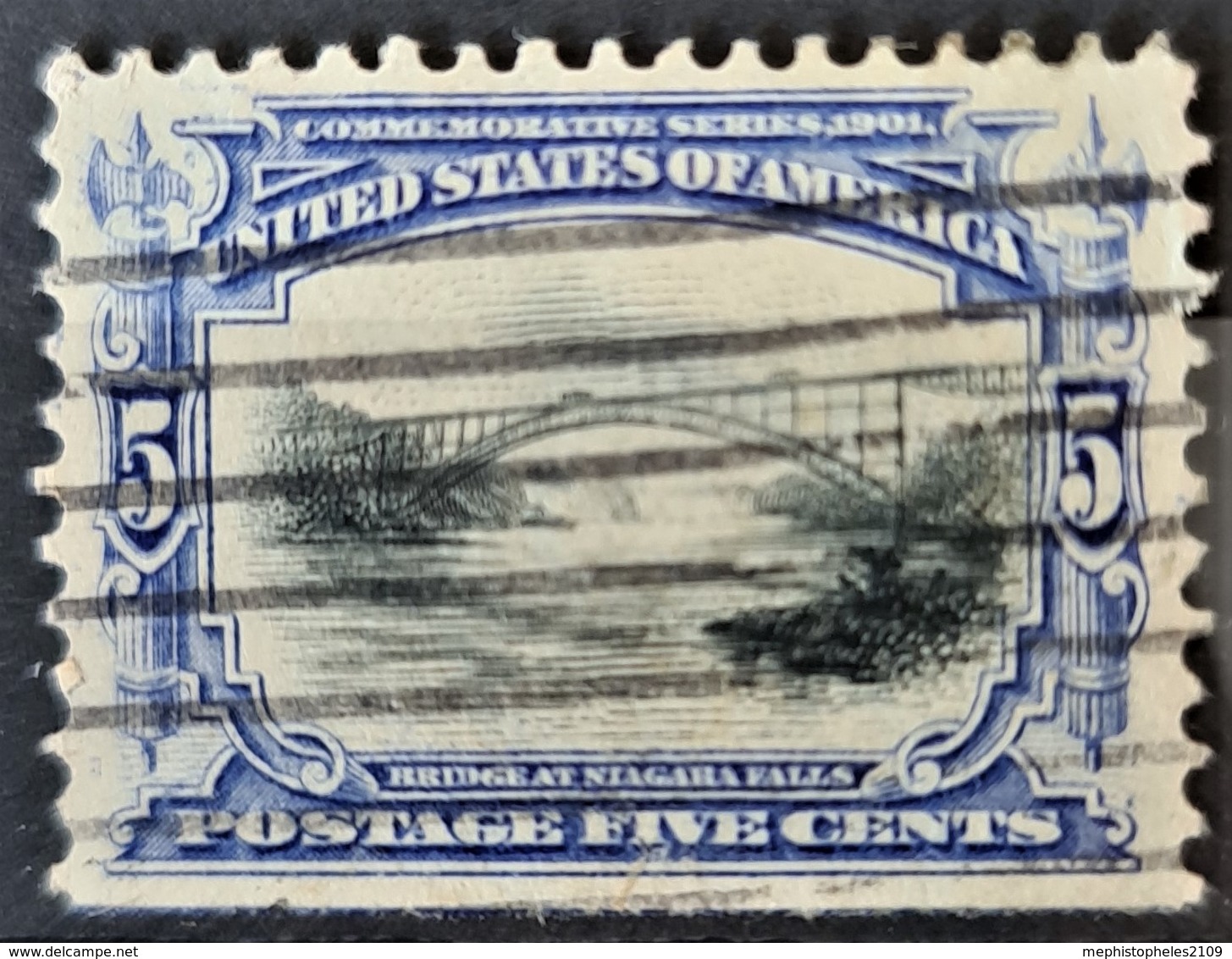 USA 1901 - Canceled - Sc# 297 - 5c - Gebruikt