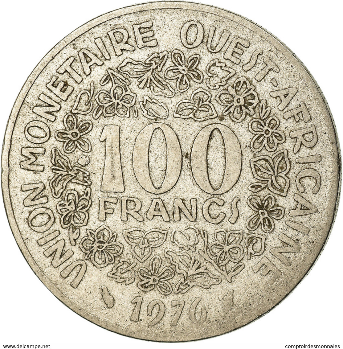 Monnaie, West African States, 100 Francs, 1976, TB+, Nickel, KM:4 - Côte-d'Ivoire