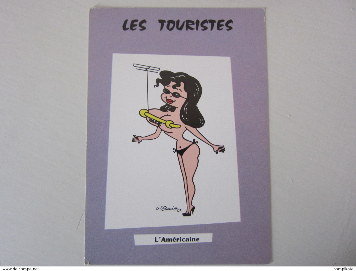 Carte Postale Illustrateur G MEUNIER Les Touristes, L'américaine - Meunier, G.