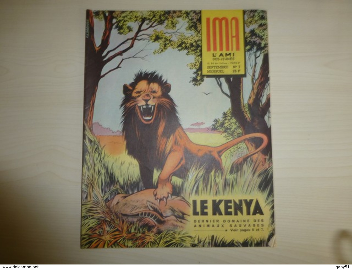 IMA L'ami Des Jeunes, Le Kenya, Septembre 1955 (le Mois De Votre Naissance) ; L07 - Autres & Non Classés