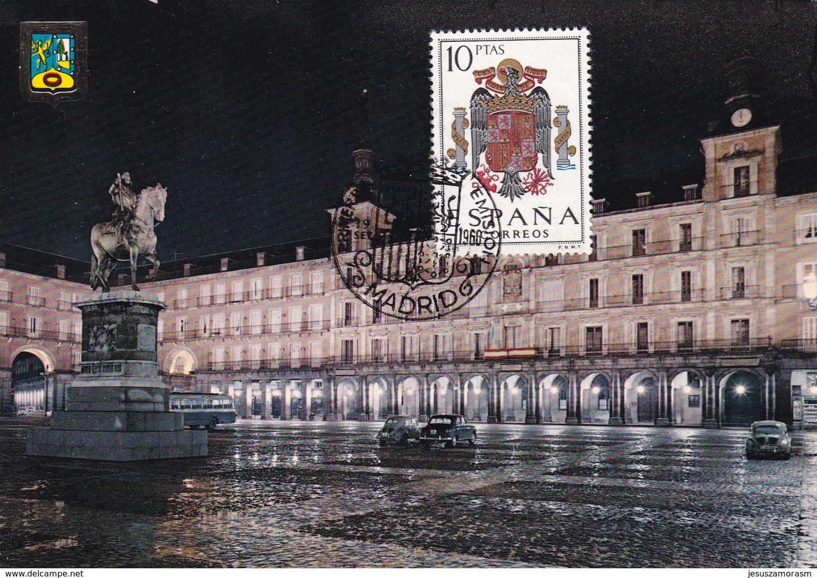 España Nº 1704 En Tarjeta - Maximum Cards