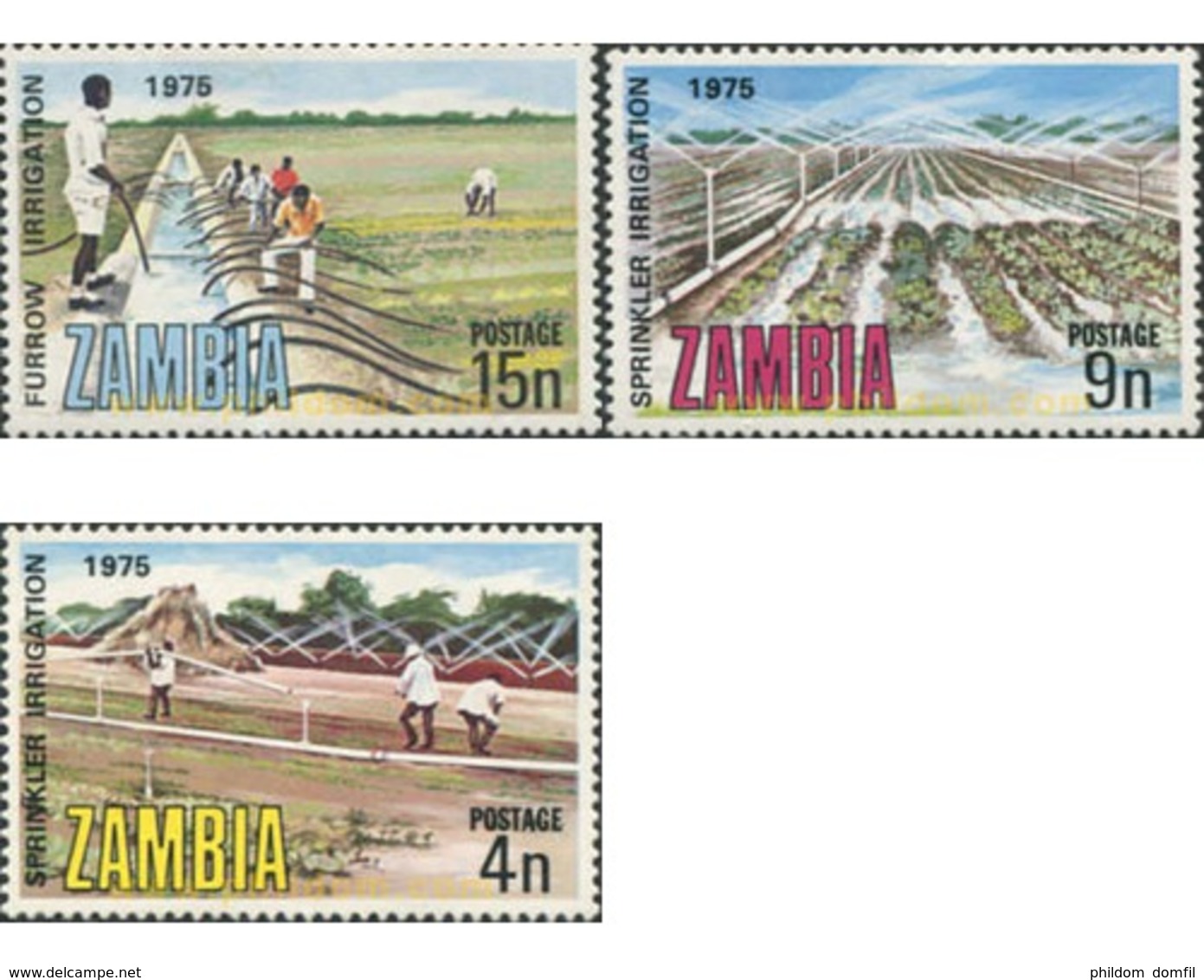 Ref. 286791 * MNH * - ZAMBIA. 1975. 	IRRIGATION AND DRAINAGE	 . IRRIGACION Y DRENAJE - Environment & Climate Protection