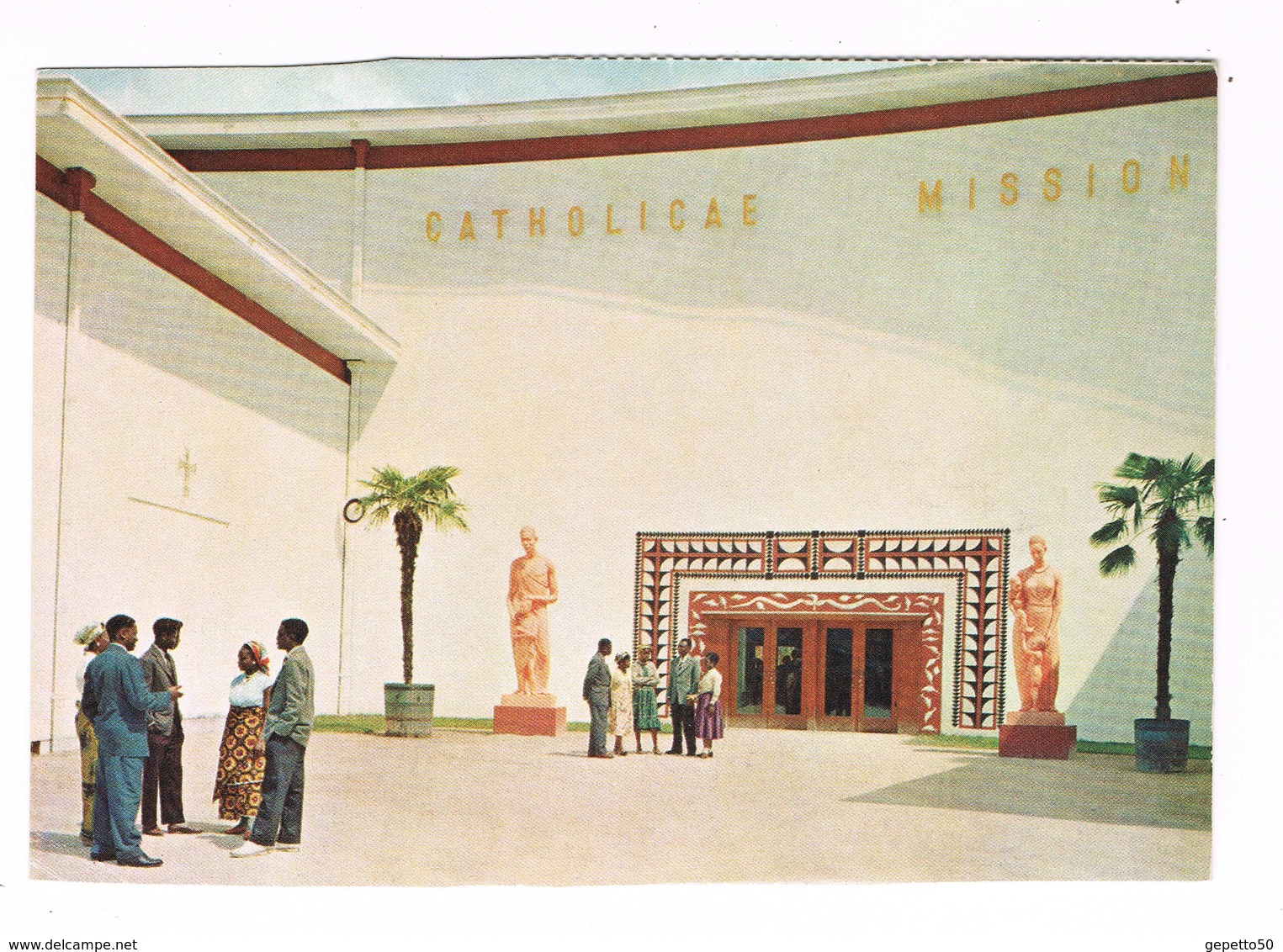 Bruxelles Expo 58 Pavillon Des Missions Catholiques Du Congo Belge Et Du Ruanda-Urundi CPM   Pas Ecrite - Exposiciones Universales