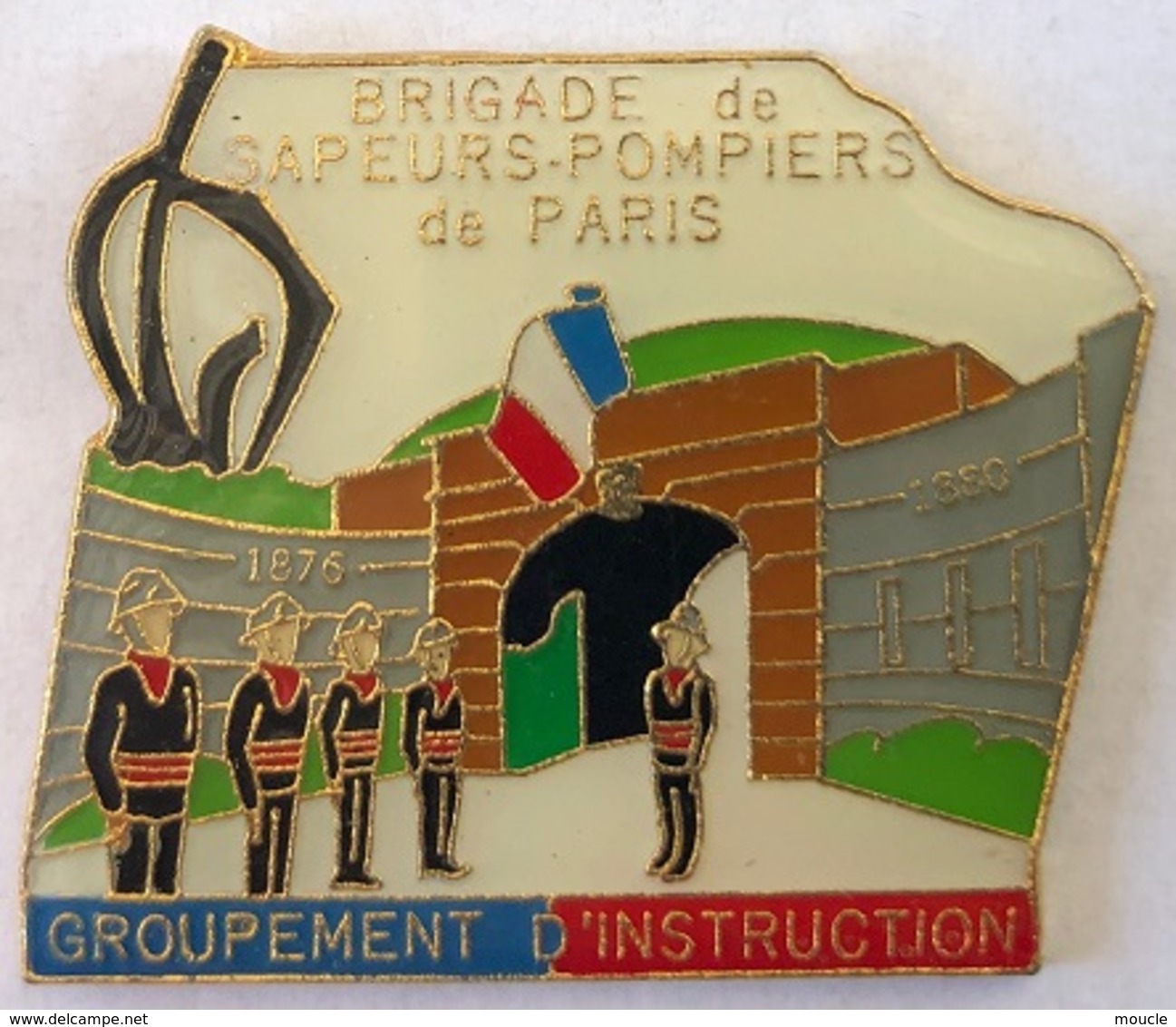 BRIGADE DE SAPEURS POMPIERS DE PARIS - SERVICE DU FEU - GROUPEMENT D'INSTRUCTION - FRANCE FIREFIGHTERS   - (24) - Brandweerman