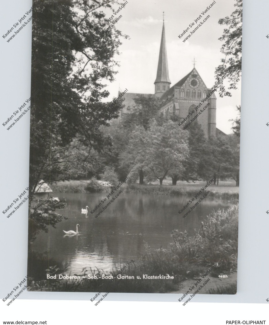 0-2560 BAD DOBERAN, Kirche Und Seb.Bach-Garten, 1961 - Bad Doberan