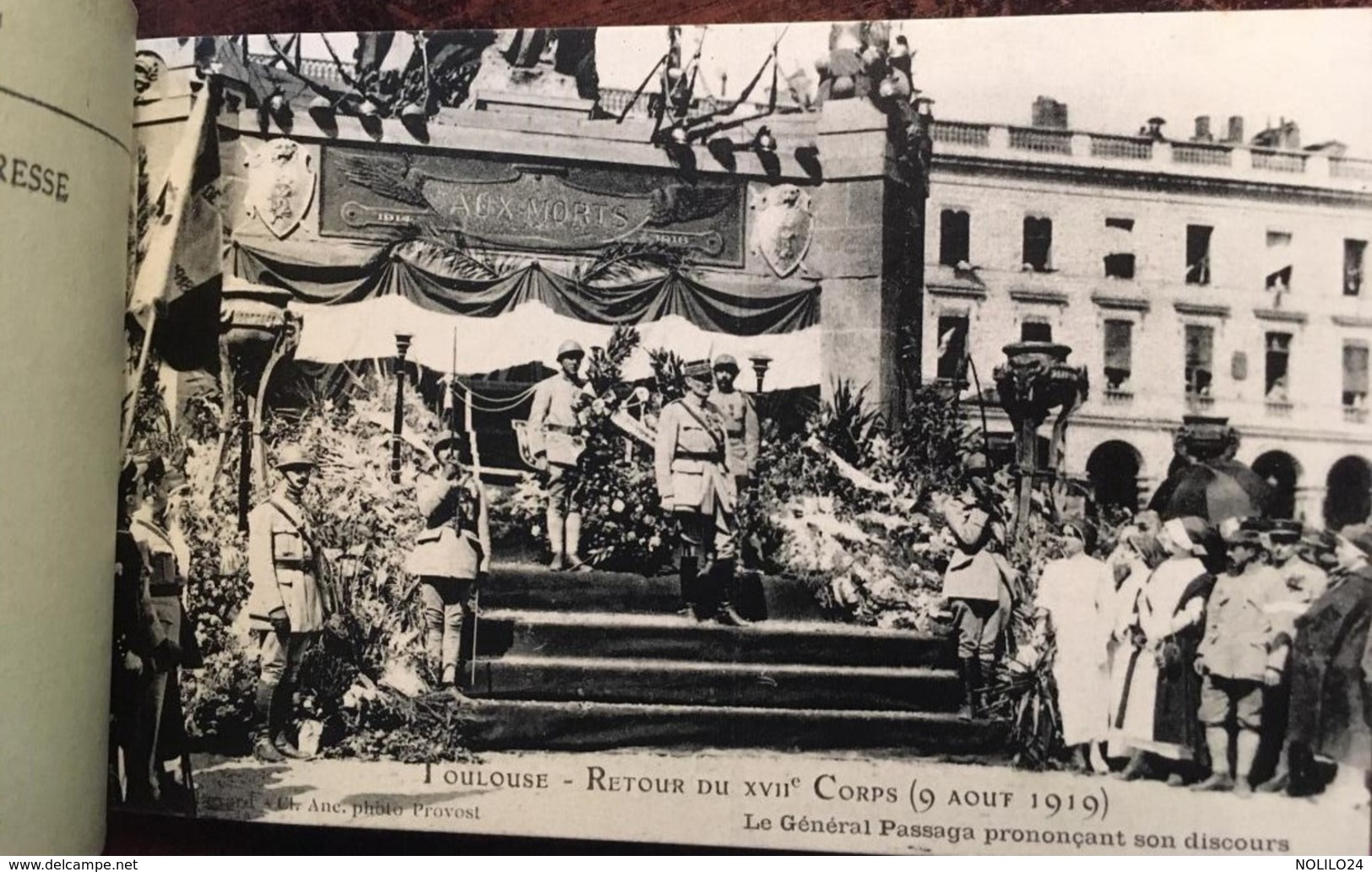 Carnet De 12 CPA, Retour Du 17 ème Corps Toulouse, 9 Aout 1919, Album Souvenir Grande Guerre (1914-1918) éd Bayard - Regiments