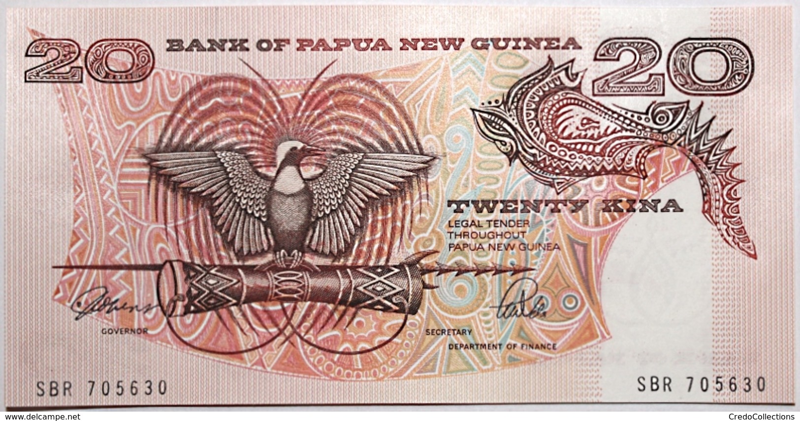 Papouasie-Nouvelle Guinée - 20 Kina - 1989 - PICK 10a - NEUF - Papua-Neuguinea