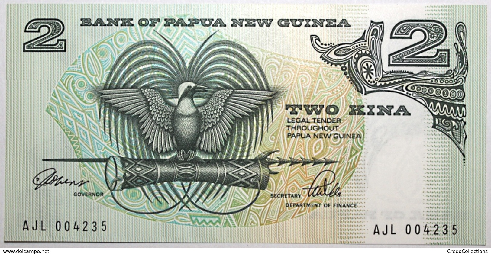 Papouasie-Nouvelle Guinée - 2 Kina - 1989 - PICK 5c - NEUF - Papua-Neuguinea