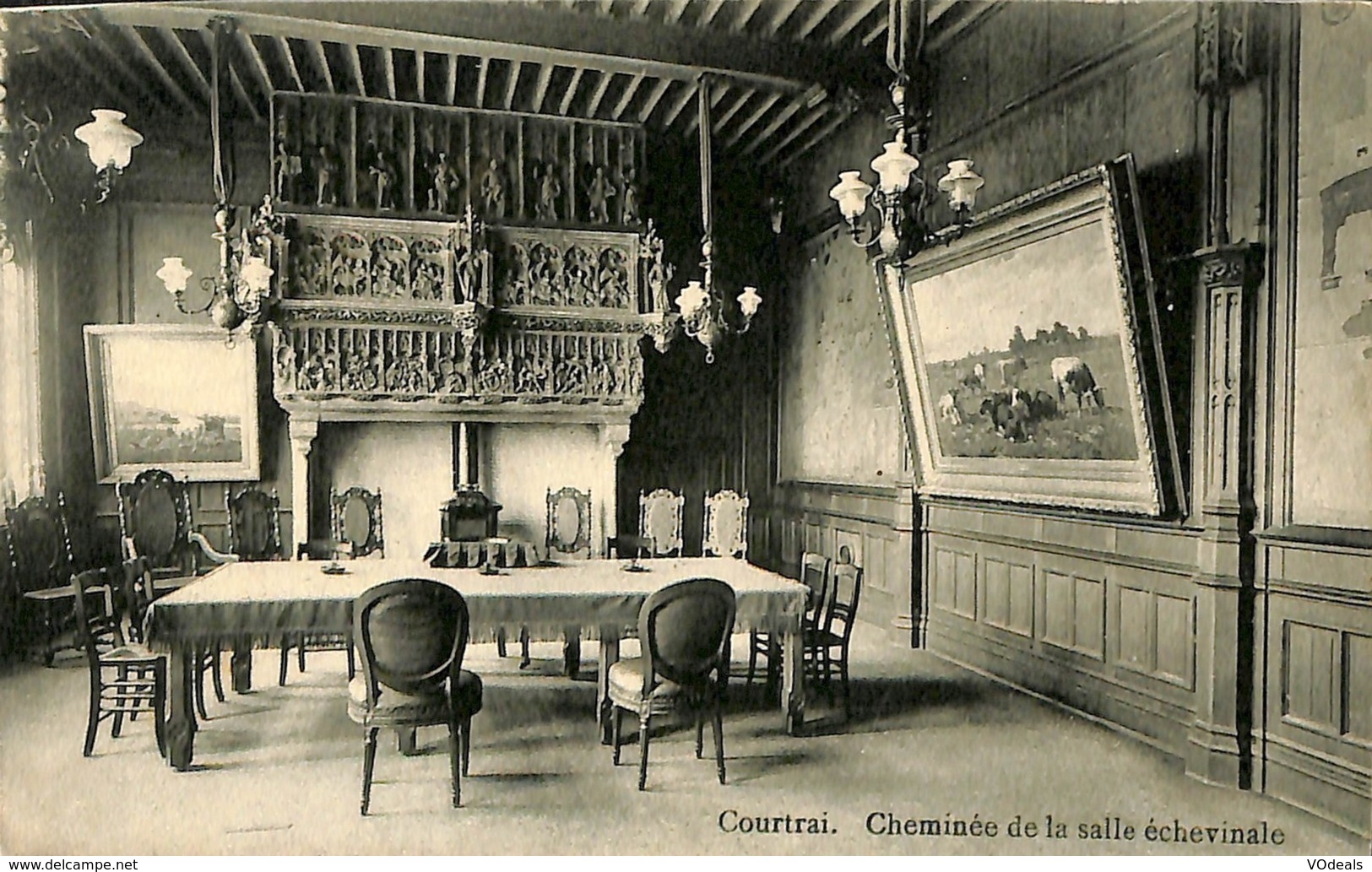 026 208 - CPA - Belgique -  Kortrijk - Courtrai - Cheminée De La Salle échevinale - Kortrijk