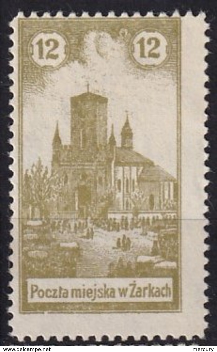 POLOGNE - Timbre Local De Zarki Neuf - 12 G. TB FAUX - Variétés & Curiosités