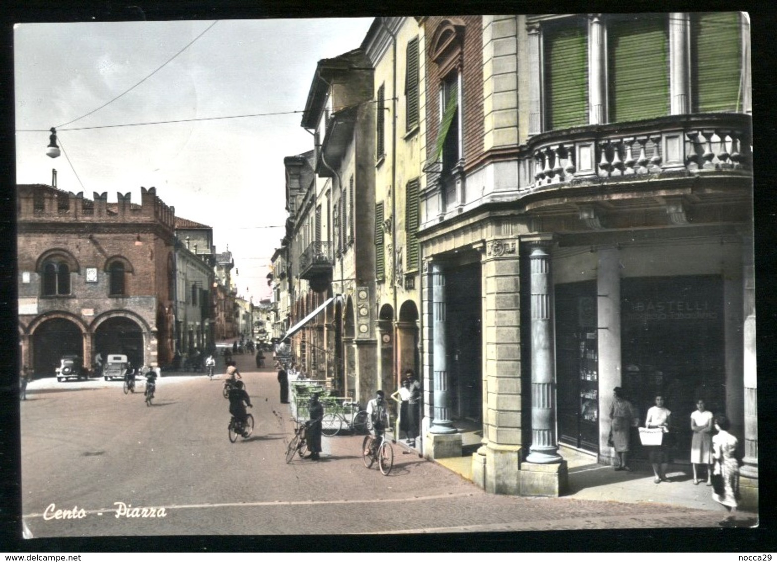 CENTO - FERRARA - 1958 - PIAZZA - BELLA ANIMAZIONE! - Ferrara