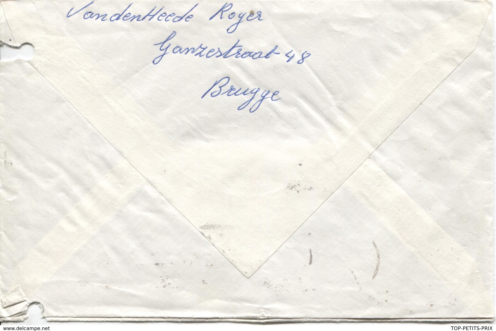 REF1001/ TP R4 Baudouin Lunettes S/L.c.Brugge 2/1/1964 > Winterslag (Genk) - Storia Postale