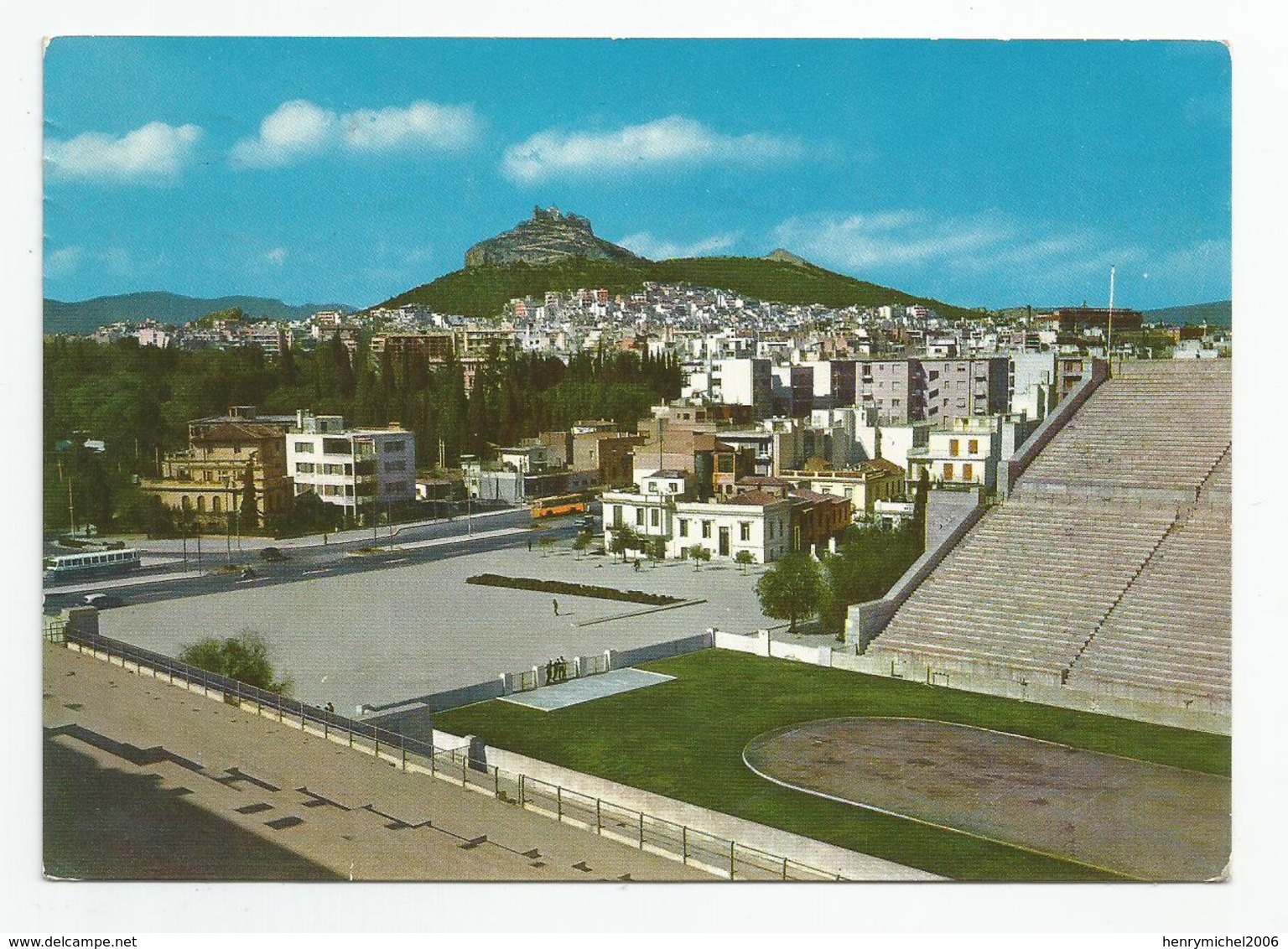 Grèce Greece Athens Athènes Vue Par Le Stade Stadium - Greece