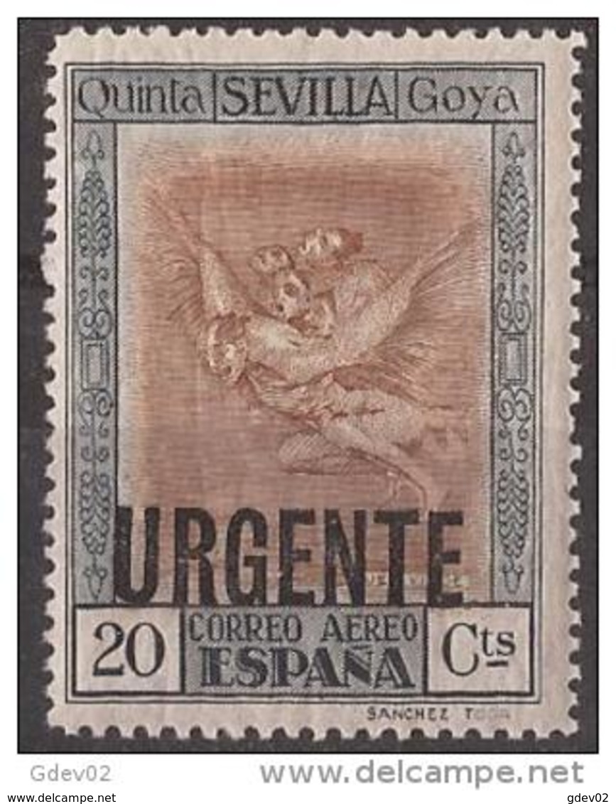 ES530-LB106TEUESPCORRURG.Spain.Espagne.PINTURA.Aguafuertes  De GOYA.URGENTE.  1930 (Ed 530*) Nuevo, Con Charnela - Espresso