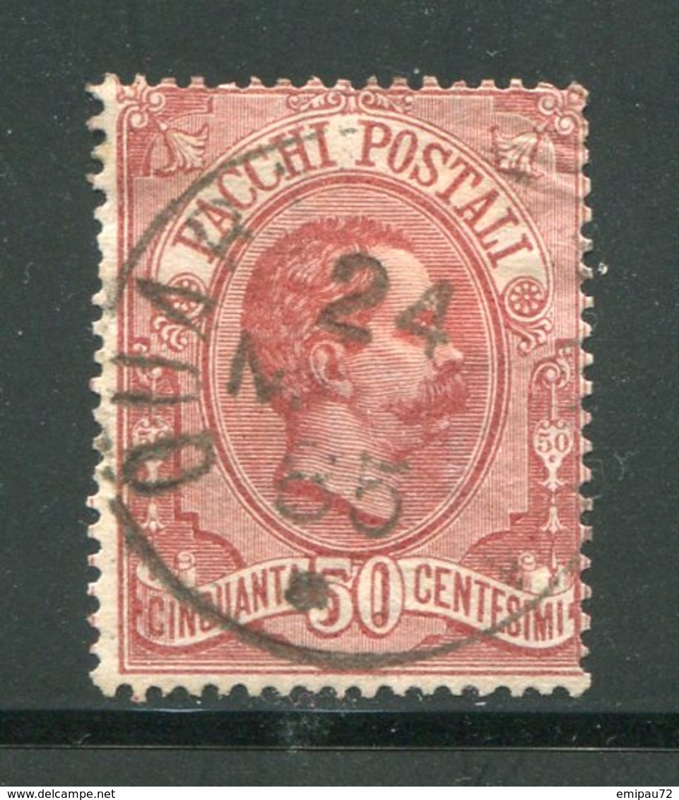 ITALIE- Colis Postaux Y&T N°13- Oblitéré - Postal Parcels