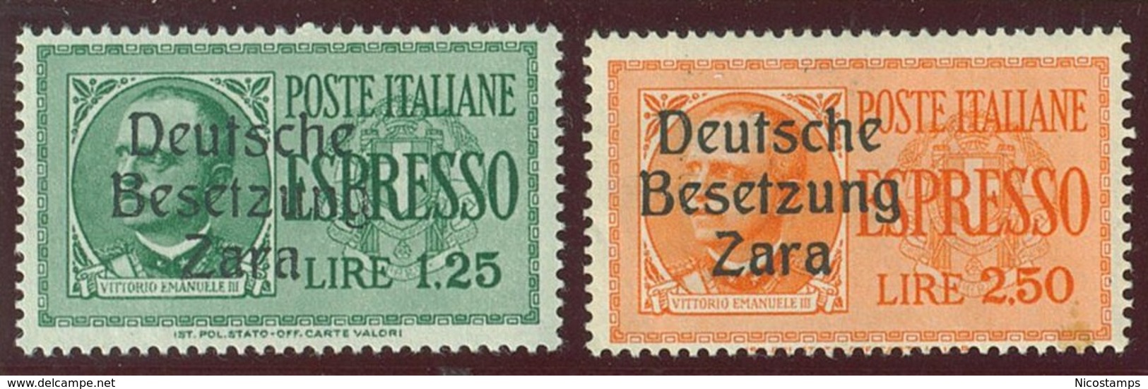 ITALIA - OCC. TEDESCA ZARA ESPRESSI SASS. 1 - 2 NUOVI - Deutsche Bes.: Zara