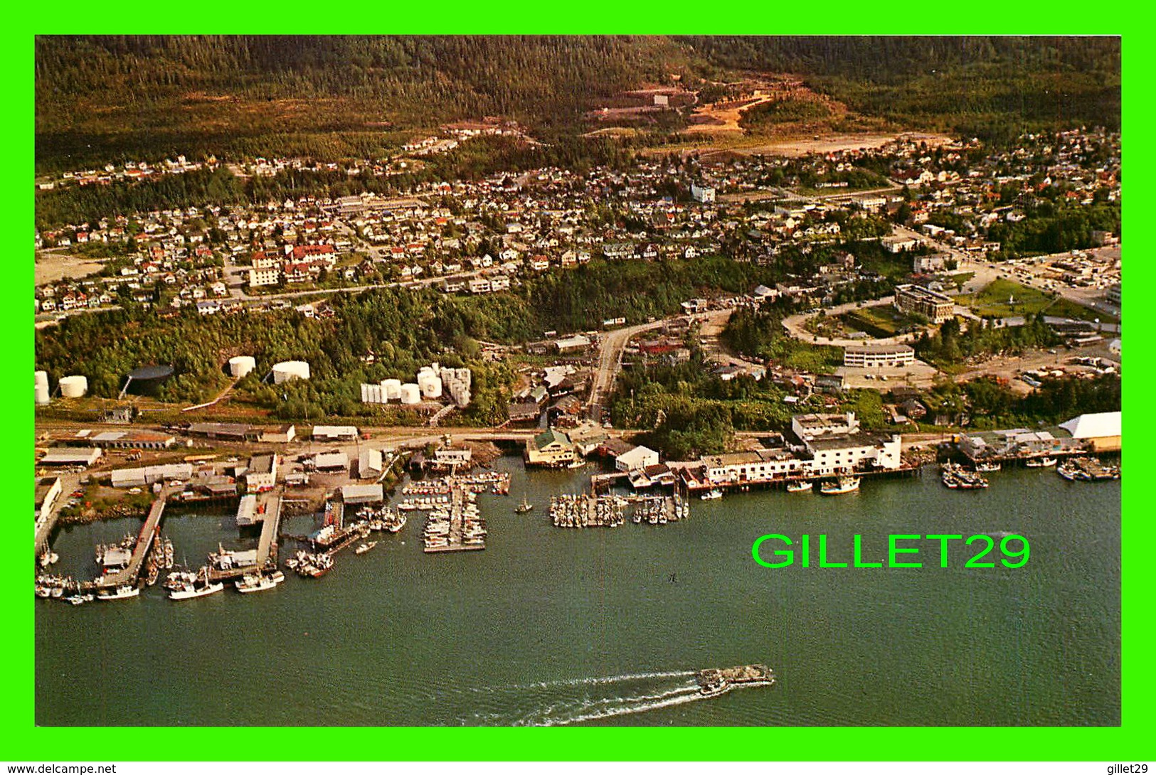 PRINCE RUPERT, BC - SCENE OF PRINCE RUPERT TAKEN FROM AIRCRAFT OVER HARBOUR -  WRATHALL'S - - Prince Rupert