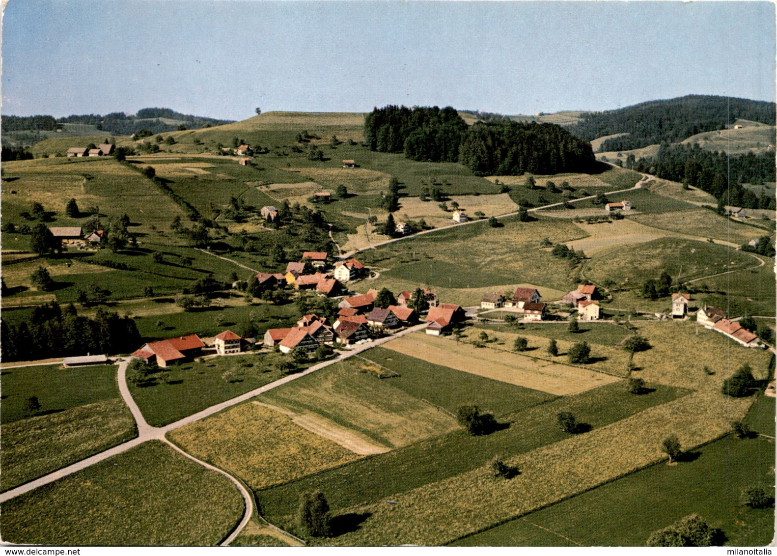 Flugaufnahme Nassen SG Bei Mogelsberg Im Toggenburg (5796) * 24. 4. 1974 - Mogelsberg