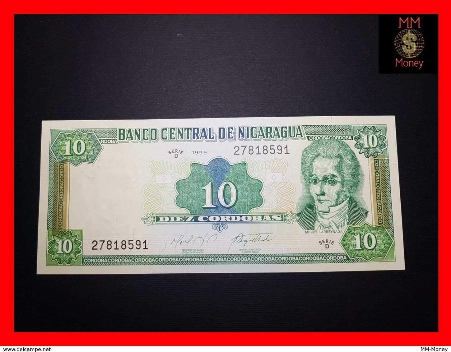 NICARAGUA 10 Cordobas 1999  P. 188  UNC - Nicaragua