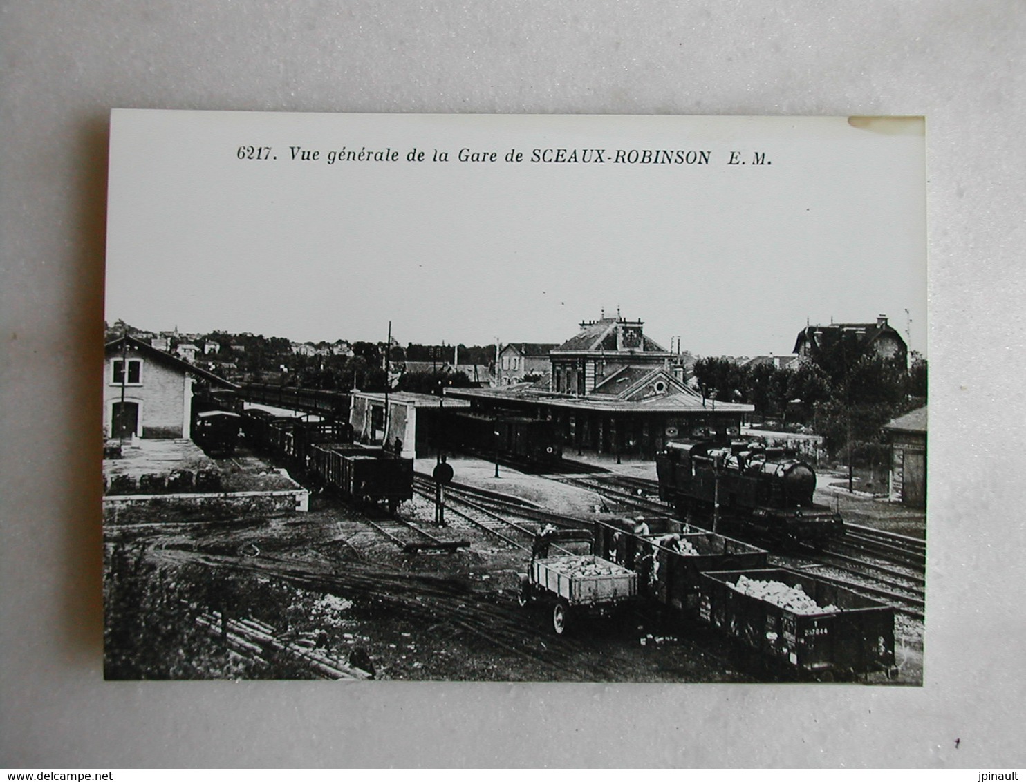 PHOTO Repro De CPA - Gare - La Gare De Sceaux Robinson - Trains