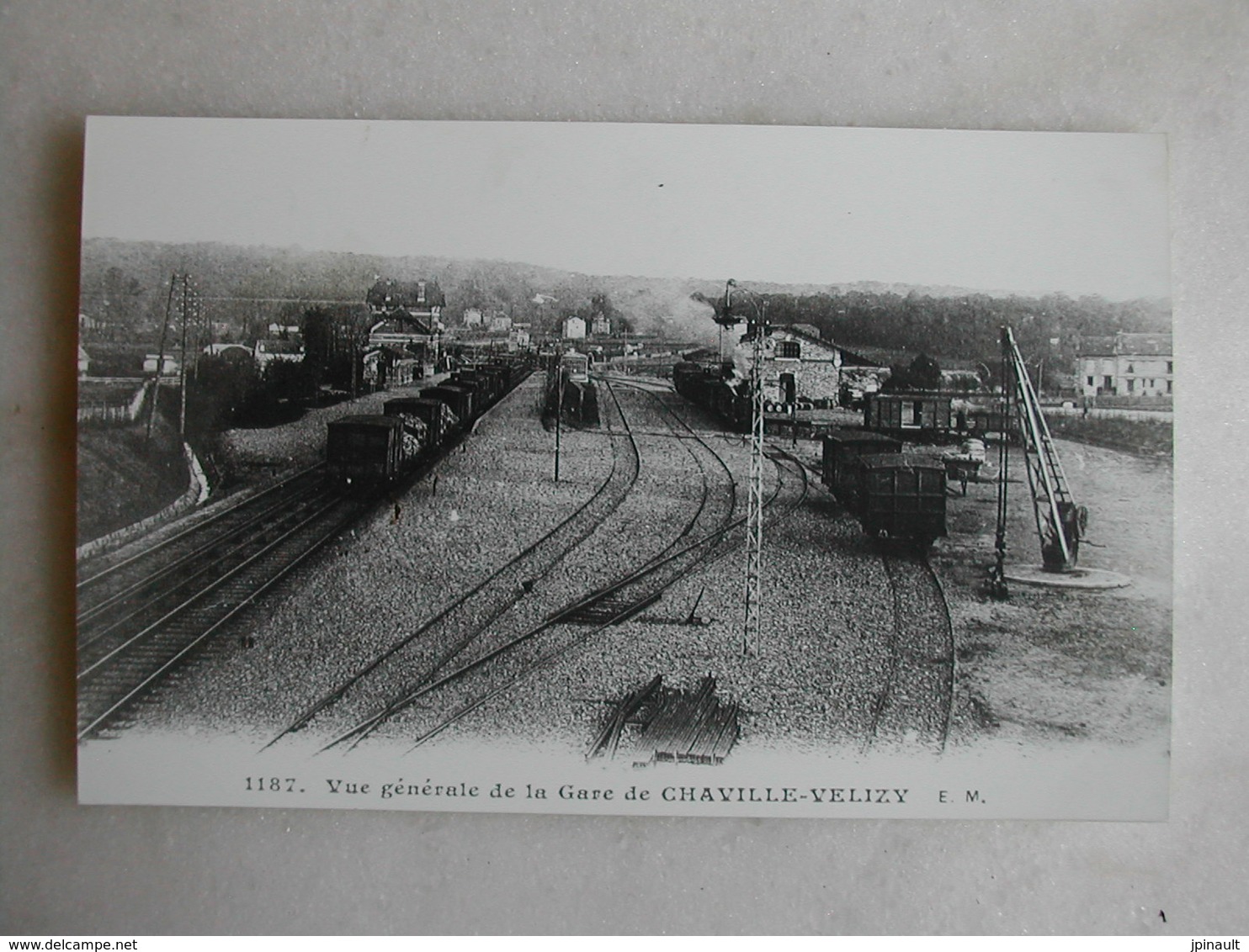 PHOTO Repro De CPA - Gare - La Gare De Chaville Vélizy - Vue Générale - Trains