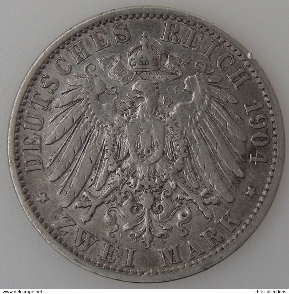 Allemagne, Preussen, 2 Mark 1904 A, TB, KM#522 - 2, 3 & 5 Mark Plata