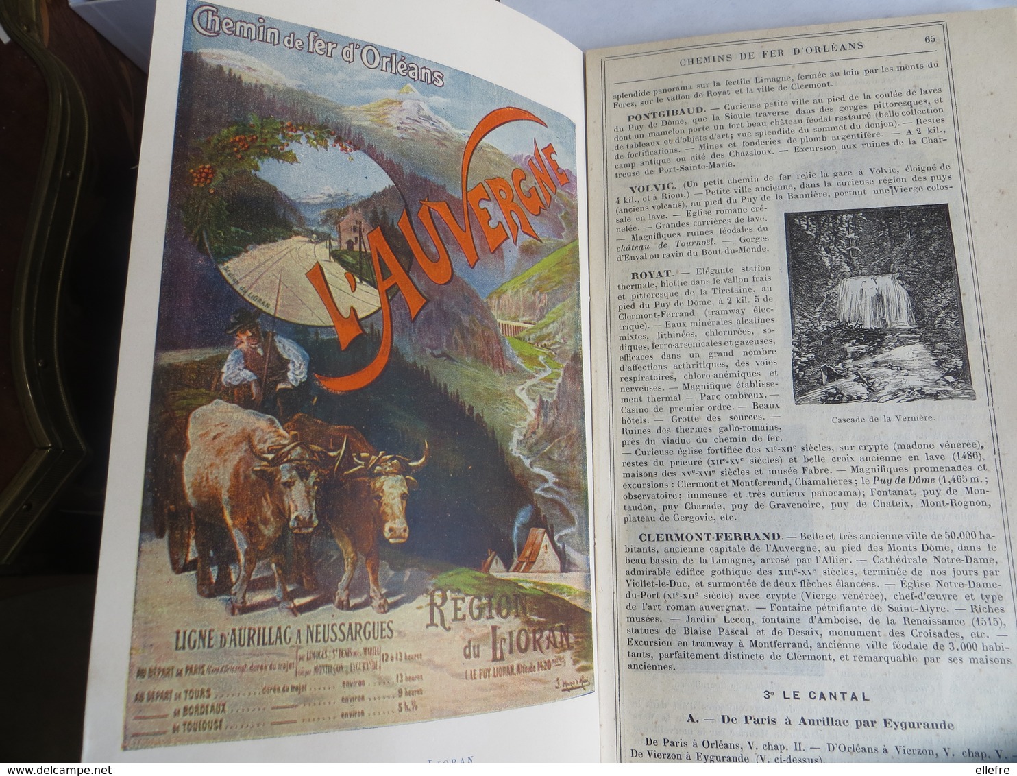 Chemins De Fer D' Orleans Livret Guide Officiel Tirage Juin Juillet Aout Septembre 1900 Tarif Trajet Belle Illustration - Chemin De Fer & Tramway