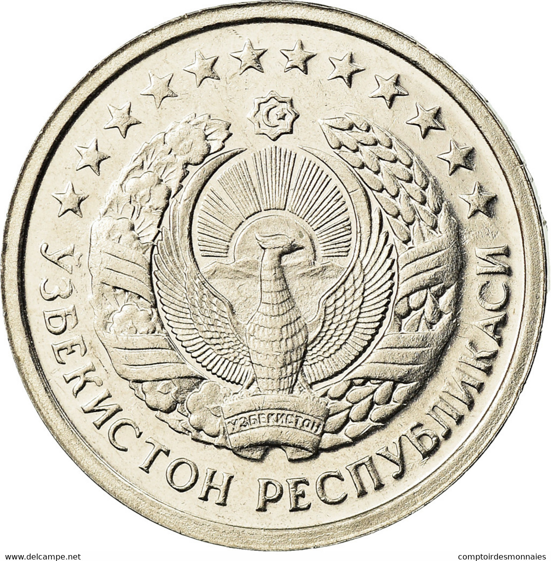 Monnaie, Uzbekistan, 20 Tiyin, 1994, SUP, Nickel Clad Steel, KM:5.1 - Uzbekistan