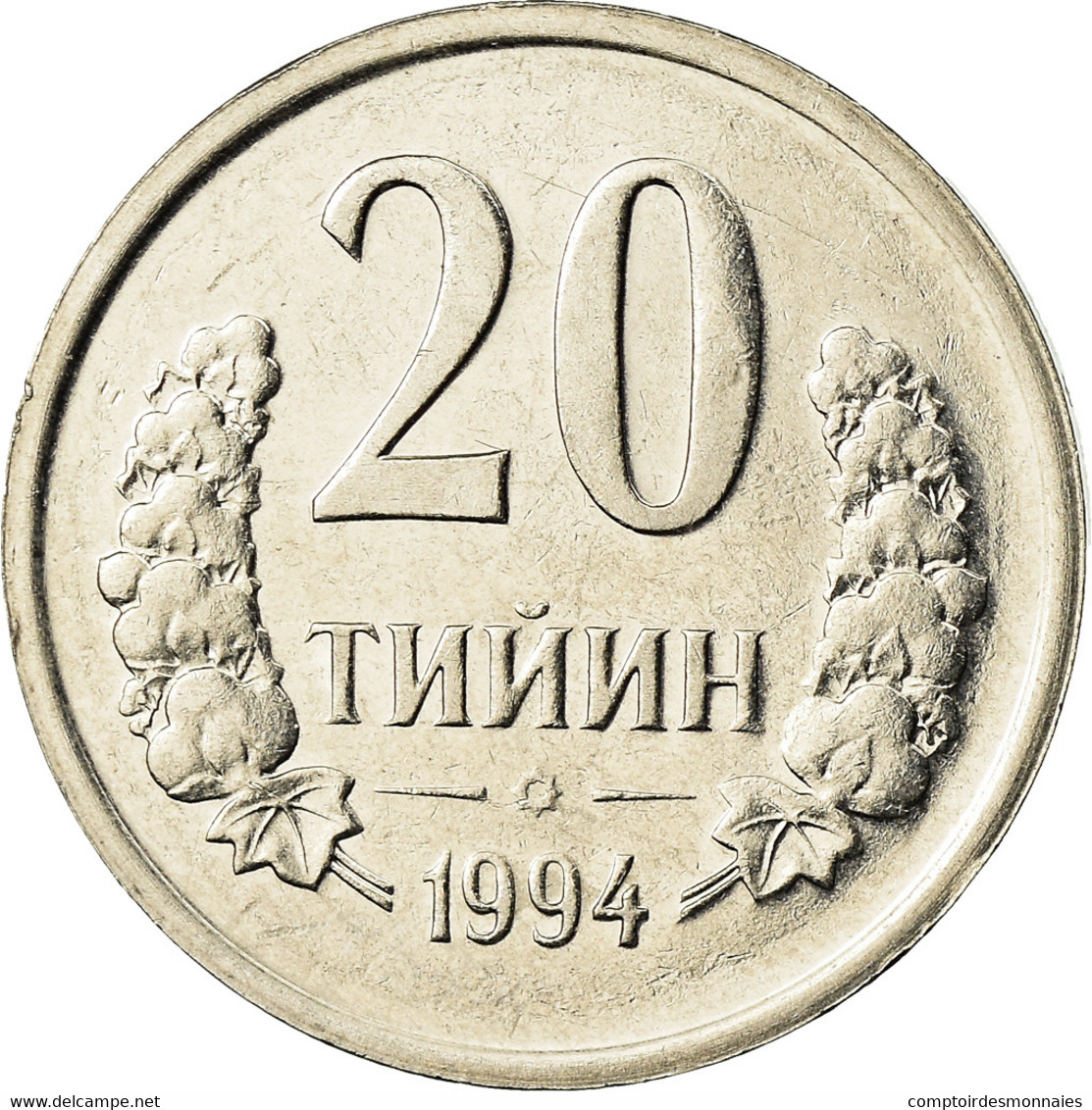 Monnaie, Uzbekistan, 20 Tiyin, 1994, SUP, Nickel Clad Steel, KM:5.1 - Usbekistan