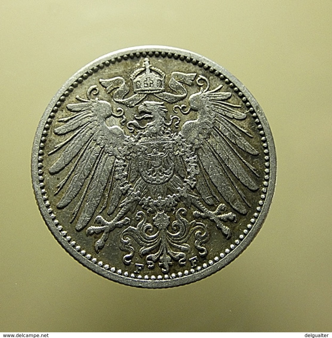 Germany 1 Mark 1910 F Silver - 1 Mark