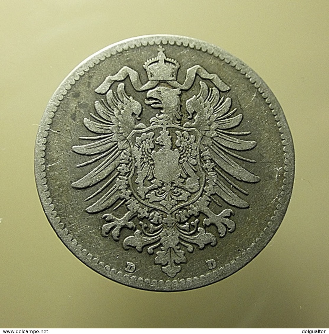 Germany 1 Mark 1873 D Silver - 1 Mark