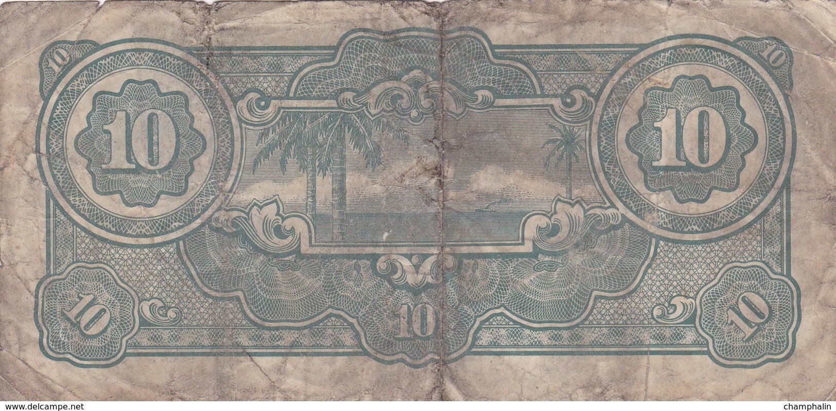 Malaisie - Billet De 10 Dollars - Occupation Japonaise WWII - Maleisië