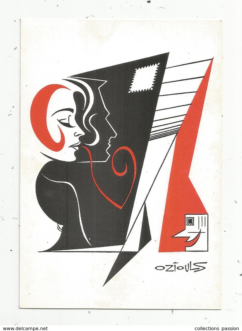Cp, Illustrateur , Signée Henri OZIOULS , Cartes Postales Et Collections,voyagée 1987 - Oziouls