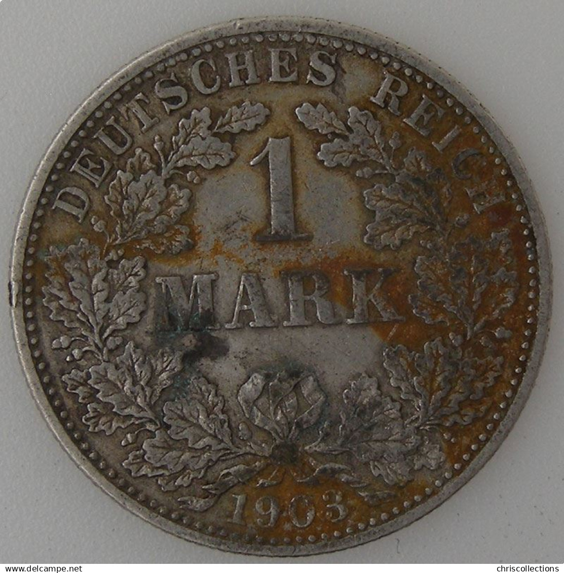 Allemagne, Empire, 1 Mark 1903 F, TTB, KM#14. - 1 Mark