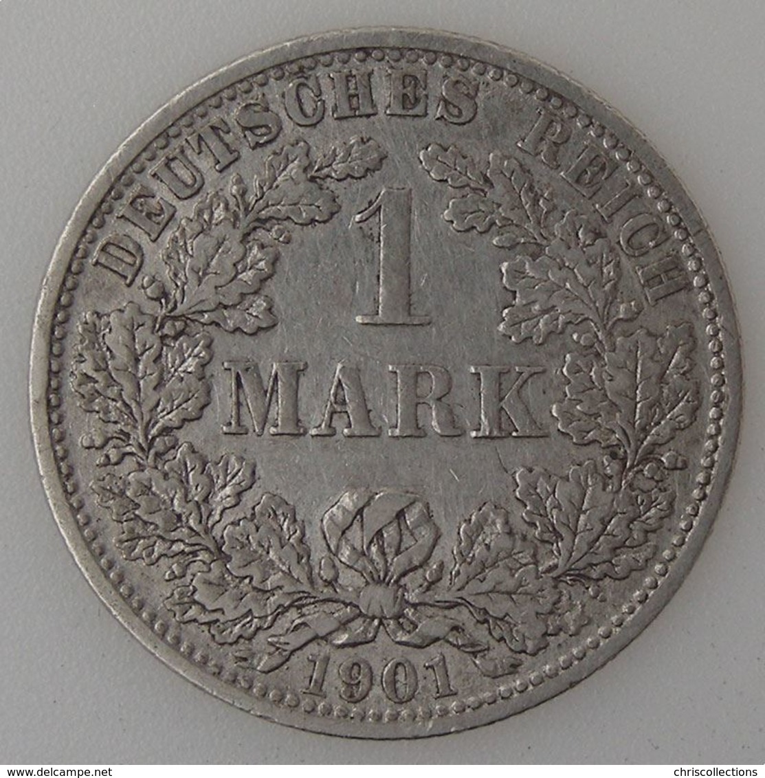 Allemagne, Empire, 1 Mark 1901 F, TTB, KM#14. - 1 Mark