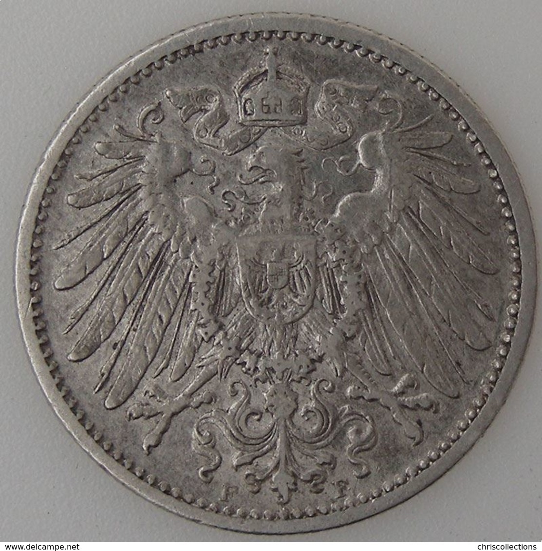 Allemagne, Empire, 1 Mark 1901 F, TTB, KM#14. - 1 Mark