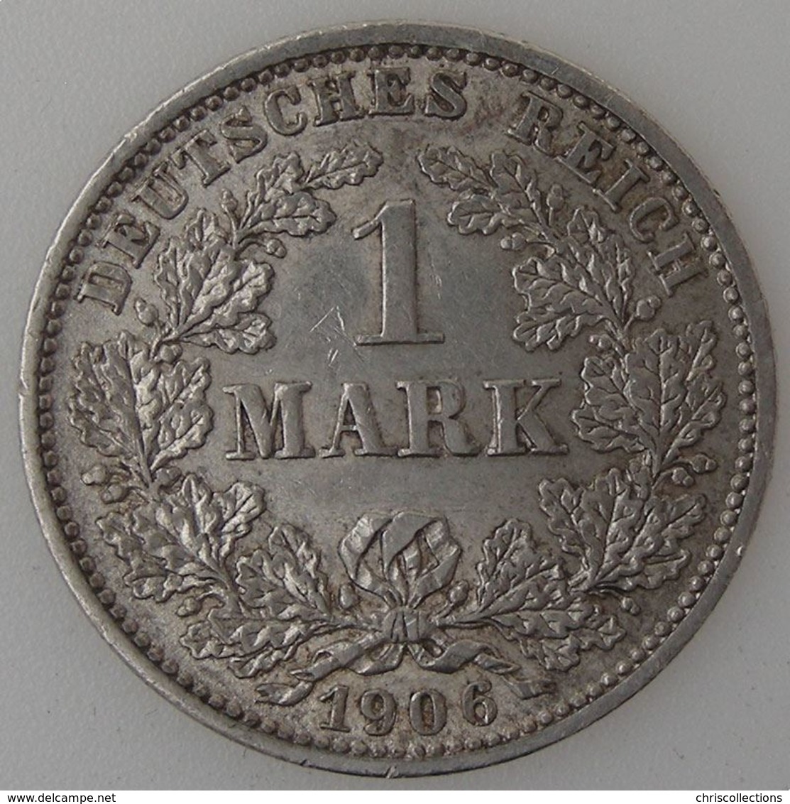 Allemagne, Empire, 1 Mark 1906 D, TTB, KM#14. - 1 Mark