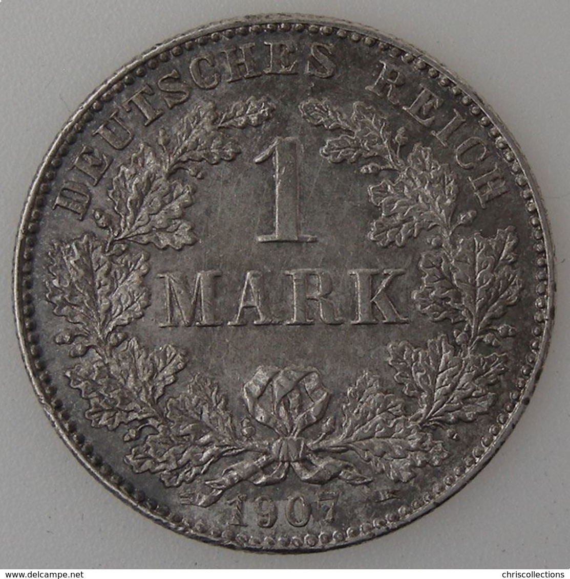 Allemagne, Empire, 1 Mark 1907 G, TTB, KM#14. - 1 Mark