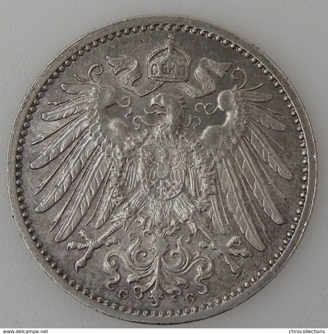 Allemagne, Empire, 1 Mark 1907 G, TTB, KM#14. - 1 Mark