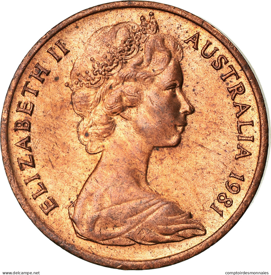 Monnaie, Australie, Elizabeth II, Cent, 1981, TTB, Bronze, KM:62 - Cent