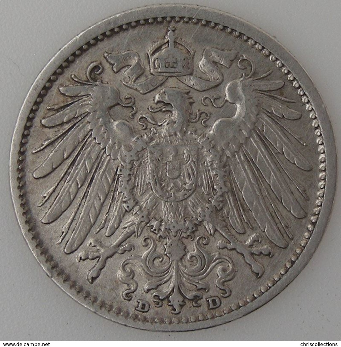 Allemagne, Empire, 1 Mark 1905 D, TTB, KM#14. - 1 Mark
