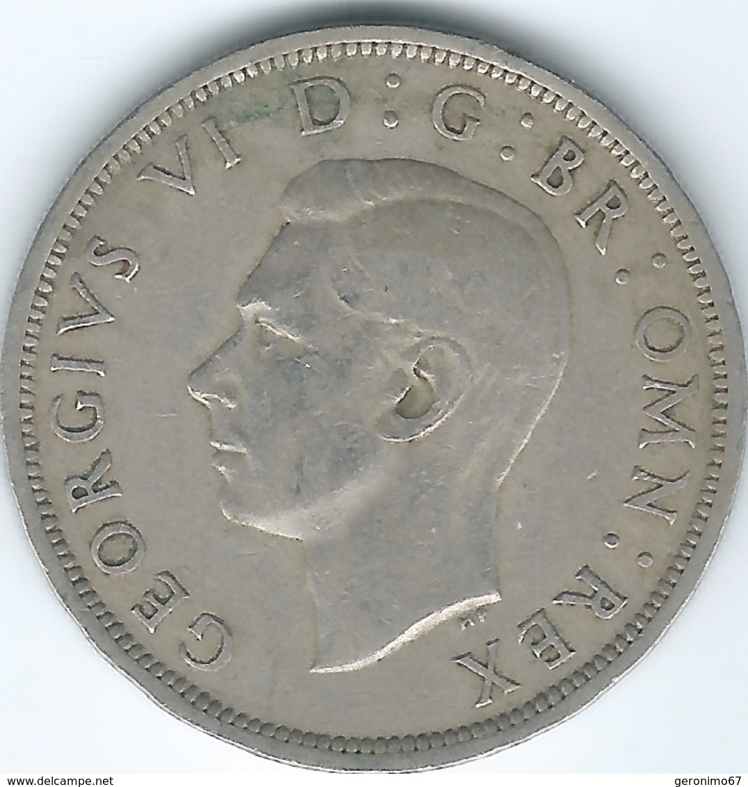 United Kingdom / Great Britain - 1948 - George VI - ½ Crown - KM866 - K. 1/2 Crown