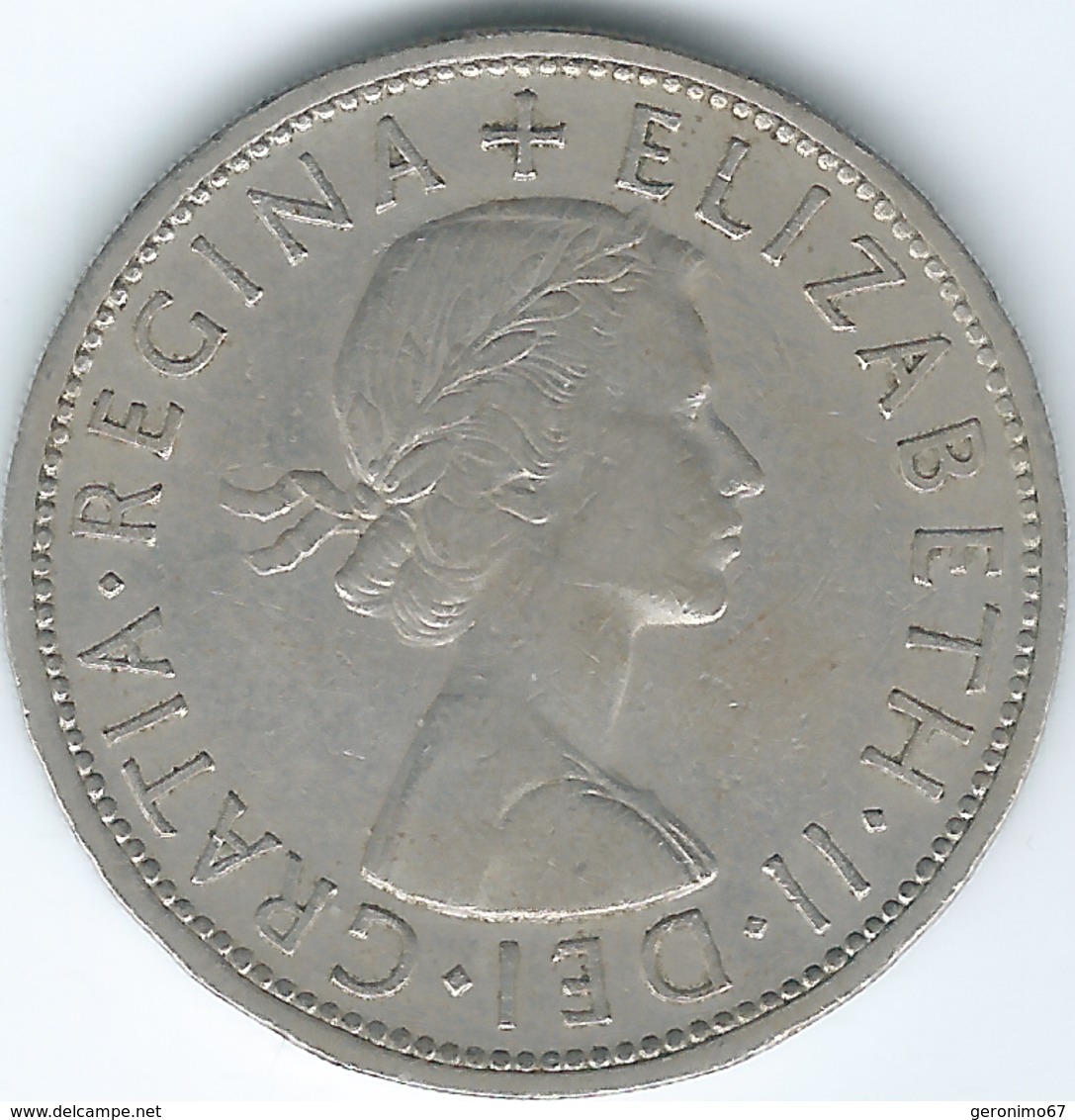 United Kingdom / Great Britain - 1961 - Elizabeth II - ½ Crown - KM907 - K. 1/2 Crown