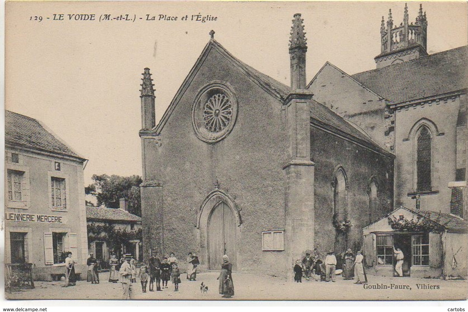 49 LE VOIDE  La Place Et L'Eglise - Altri & Non Classificati