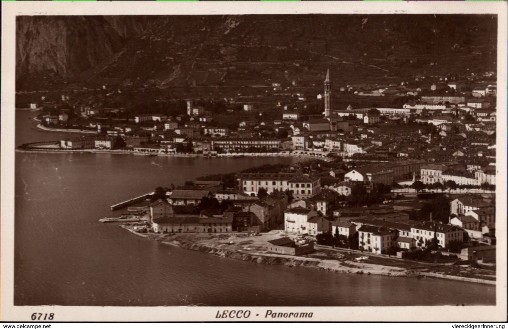 ! Alte Ansichtskarte Lecco, Italien - Lecco