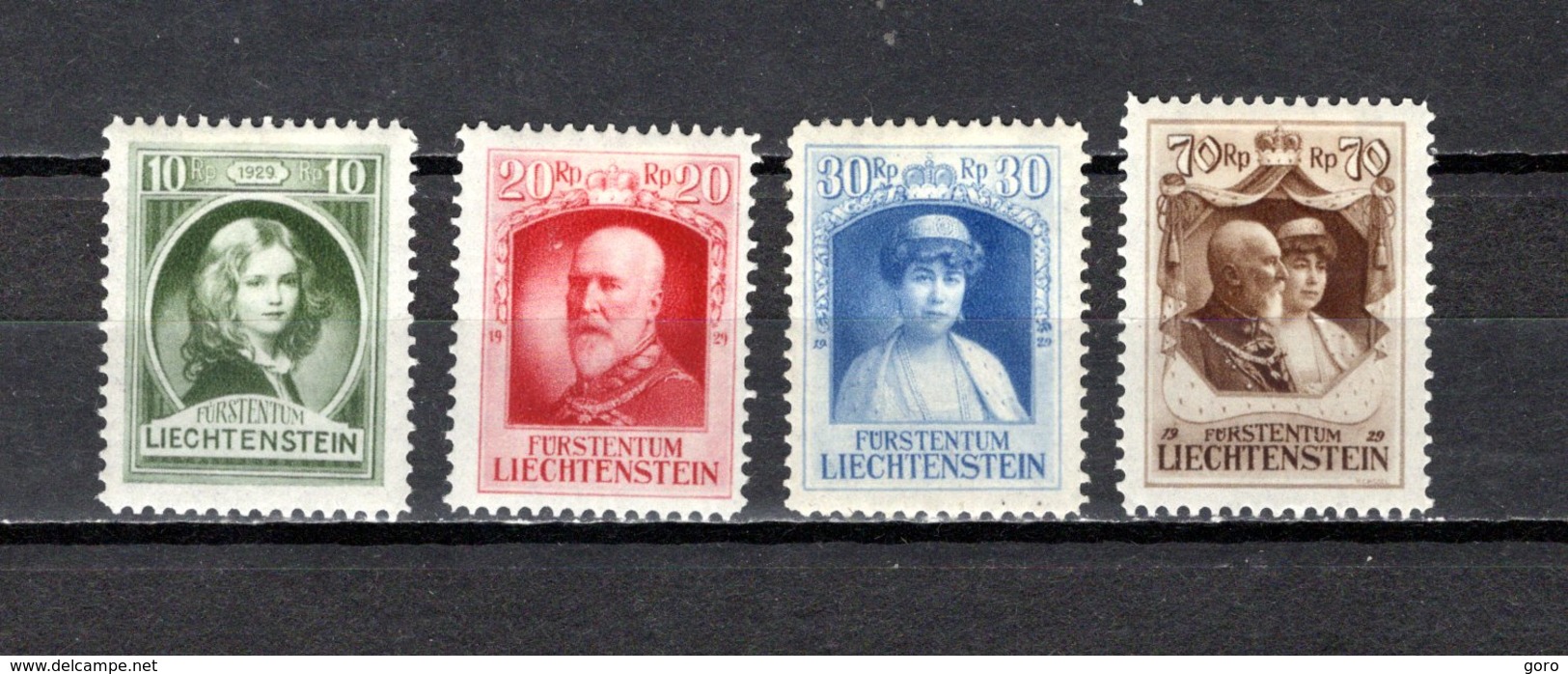 Liechtenstein   1929  .-  Y&T  Nº   90/93    *   C/charniere - Nuevos