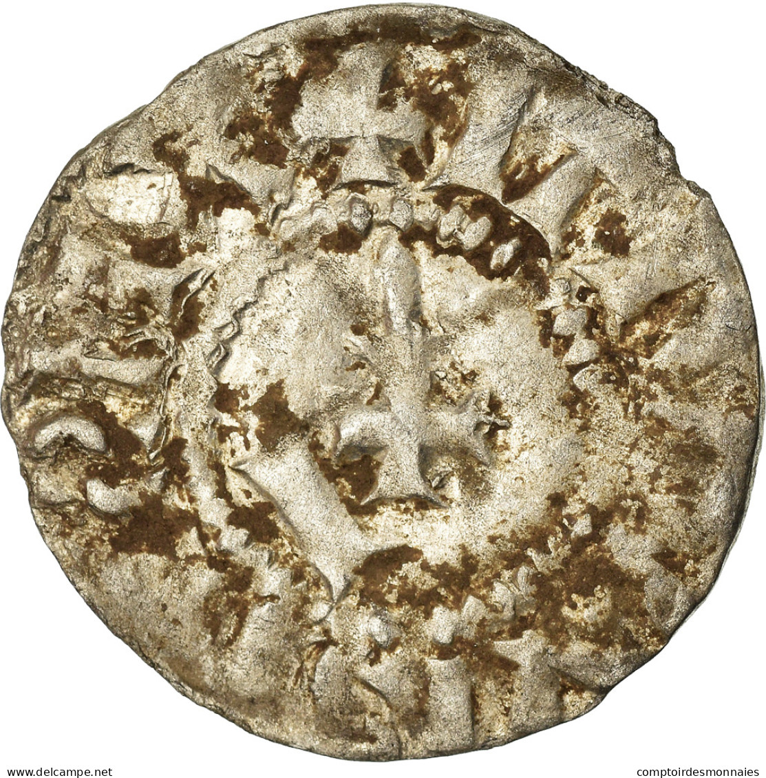 Monnaie, France, Louis IV D'Outremer, Denier, 970-980, Langres, TTB, Argent - Other & Unclassified