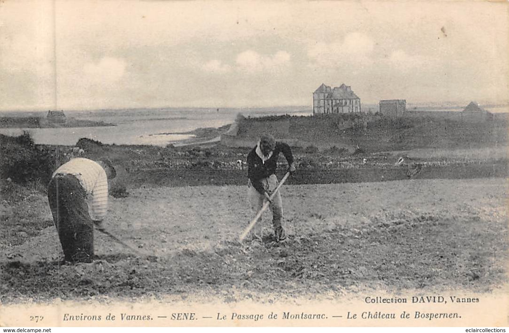 Séné           56       Le Passage De Montsarac. Travaux Des Champs Le Sarclage      (Voir Scan) - Autres & Non Classés